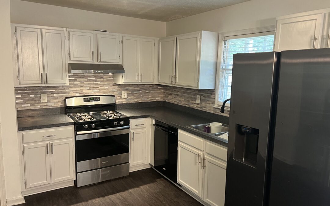 Cabinet Paint and Backsplash Installation