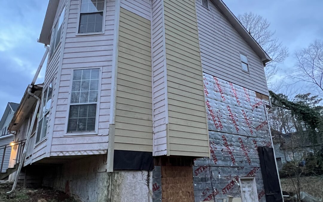 Fireplace Siding Replaced